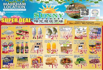 Sunny Foodmart (Markham) Flyer March 19 to 25