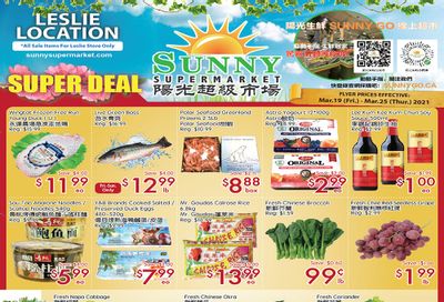 Sunny Supermarket (Leslie) Flyer March 19 to 25