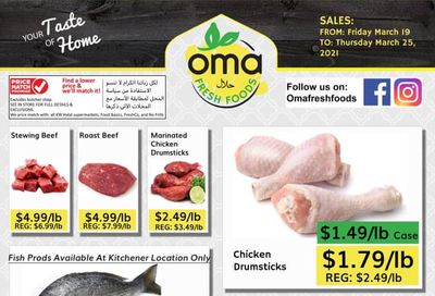 Oma Fresh Foods Flyer March 19 to 25