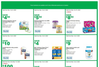 Costco (QC) Weekly Savings March 2 to 8