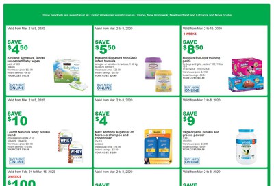 Costco (ON & Atlantic Canada) Weekly Savings March 2 to 8