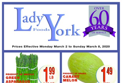 Lady York Foods Flyer March 2 to 8