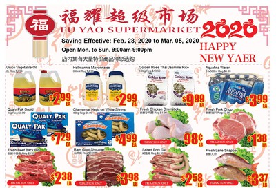 Fu Yao Supermarket Flyer February 28 to March 5