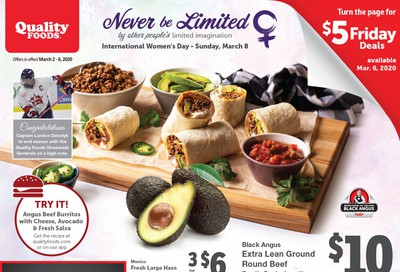 Quality Foods Flyer March 2 to 8