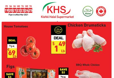 Kishki Halal Supermarket Flyer March 19 to 25