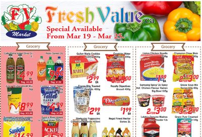 Fresh Value Flyer March 19 to 25