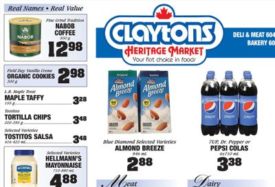 Claytons Heritage Market Flyer March 19 to 25