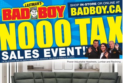 Lastman's Bad Boy Superstore Flyer March 18 to April 7
