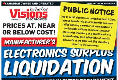 Visions Electronics Flyer March 19 to 25
