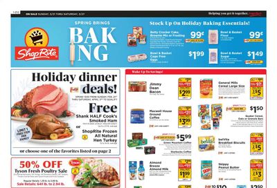 ShopRite (CT, DE, MD, NJ, NY, PA) Weekly Ad Flyer March 21 to March 27