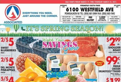 Associated Supermarkets Weekly Ad Flyer March 19 to March 25