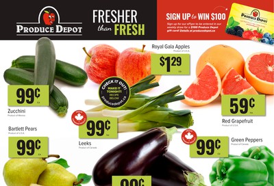 Produce Depot Flyer October 16 to 22