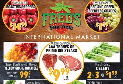 Fred's Farm Fresh Flyer October 16 to 22