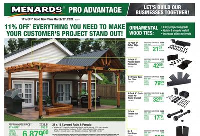 Menards Weekly Ad Flyer March 18 to March 27