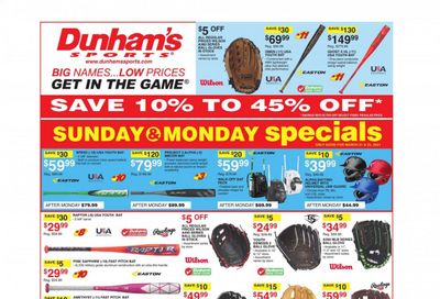 Dunham's Sports (MI, PA, WI) Weekly Ad Flyer March 20 to March 25