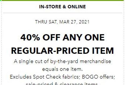 JOANN Weekly Ad Flyer March 21 to March 27