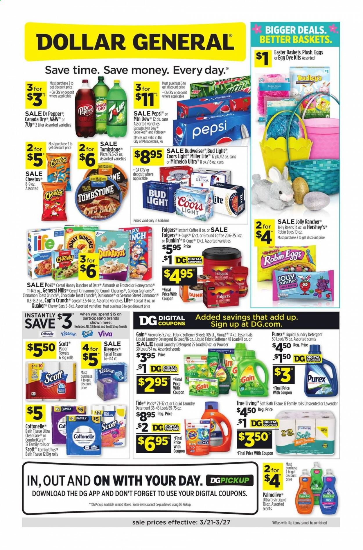 Dollar General (AL) Weekly Ad Flyer March 21 to March 27