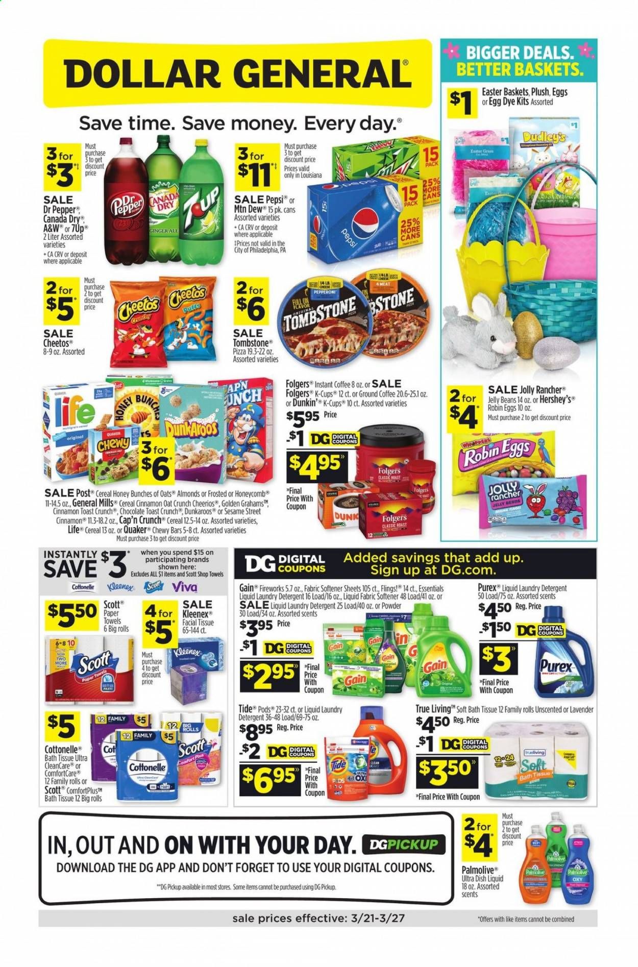 Dollar General (LA) Weekly Ad Flyer March 21 to March 27