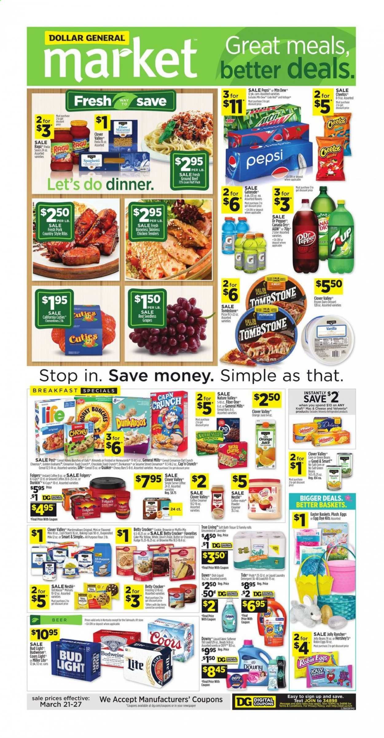 Dollar General (KY) Weekly Ad Flyer March 21 to March 27