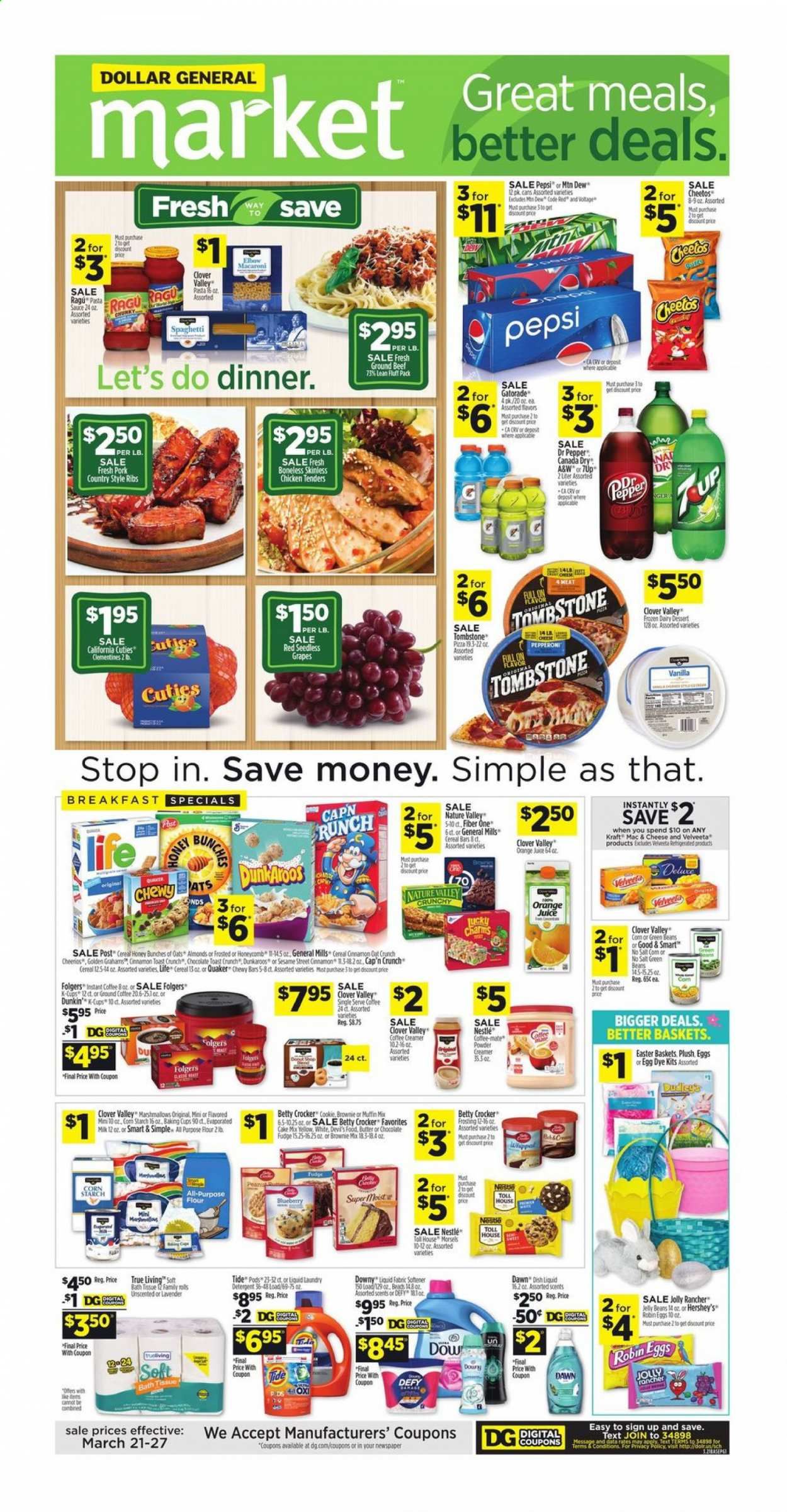 Dollar General (AL, GA, IN, KY, LA, OH, TN) Weekly Ad Flyer March 21 to March 27