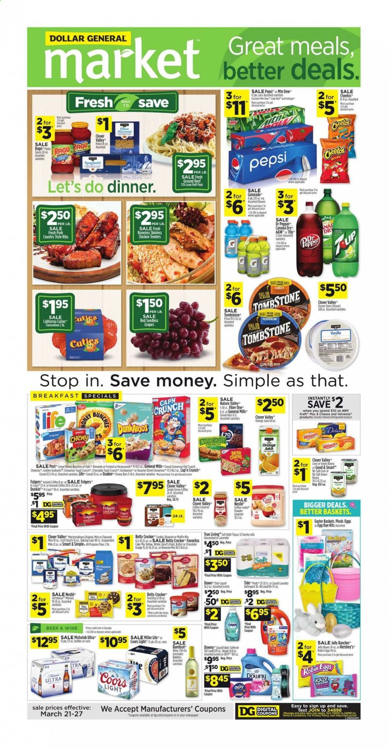 Dollar General (GA) Weekly Ad Flyer March 21 to March 27