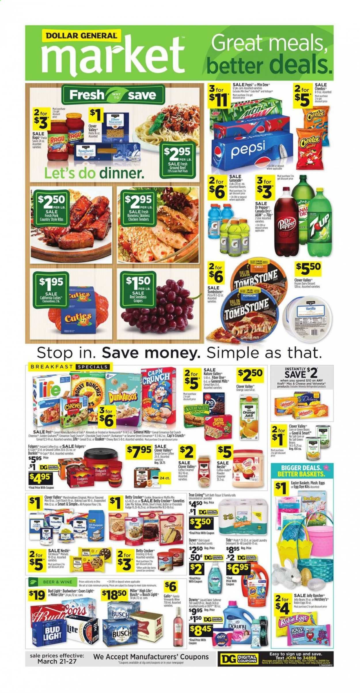 Dollar General (OH) Weekly Ad Flyer March 21 to March 27