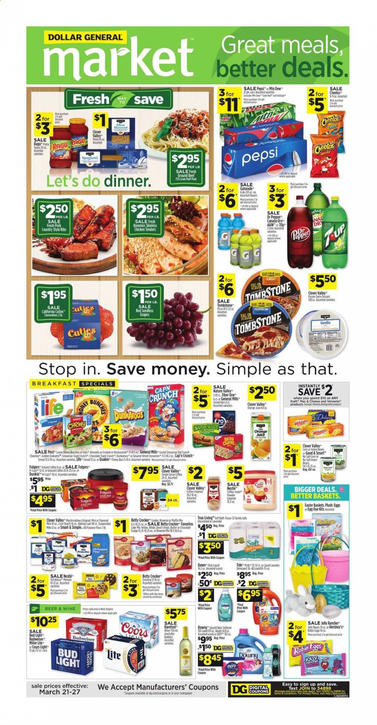 Dollar General (WV) Weekly Ad Flyer March 21 to March 27