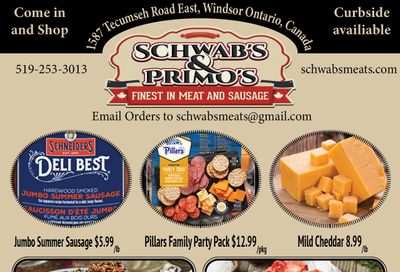 Schwab's & Primo's Flyer March 23 to 27
