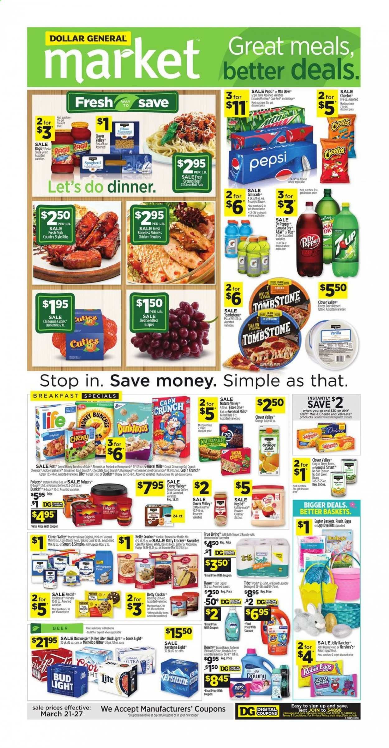 Dollar General (OK) Weekly Ad Flyer March 21 to March 27