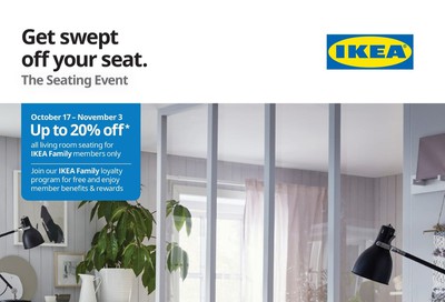 Ikea The Seating Event Flyer October 17 to November 3