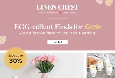 Linen Chest Flyer March 20 to 31