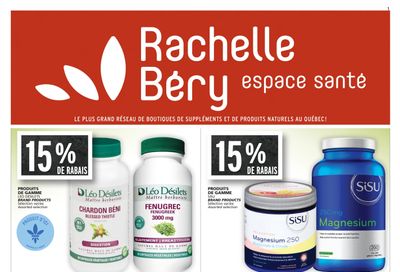 Rachelle Bery Health Flyer March 25 to April 21