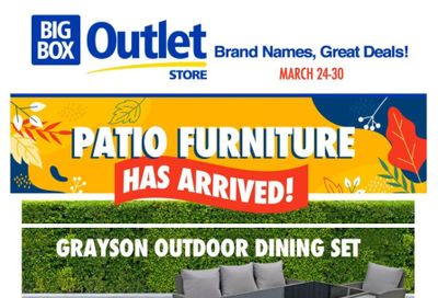 Big Box Outlet Store Flyer March 24 to 30