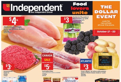 Independent Grocer (Atlantic) Flyer October 17 to 23