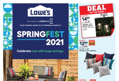 Lowe's Flyer March 25 to 31