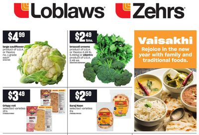 Zehrs Vaisakhi Flyer March 25 to April 14