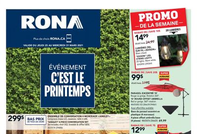 Rona (QC) Flyer March 25 to 31