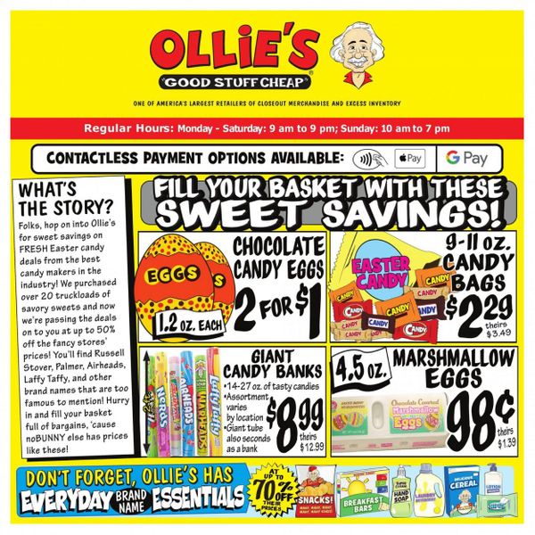 Ollies Bargain Outlet Weekly Ad Flyer March 23 To April 3 1 600 