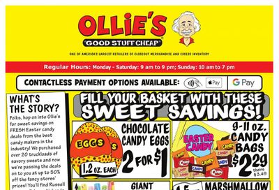 Ollie's Bargain Outlet Weekly Ad Flyer March 23 to April 3