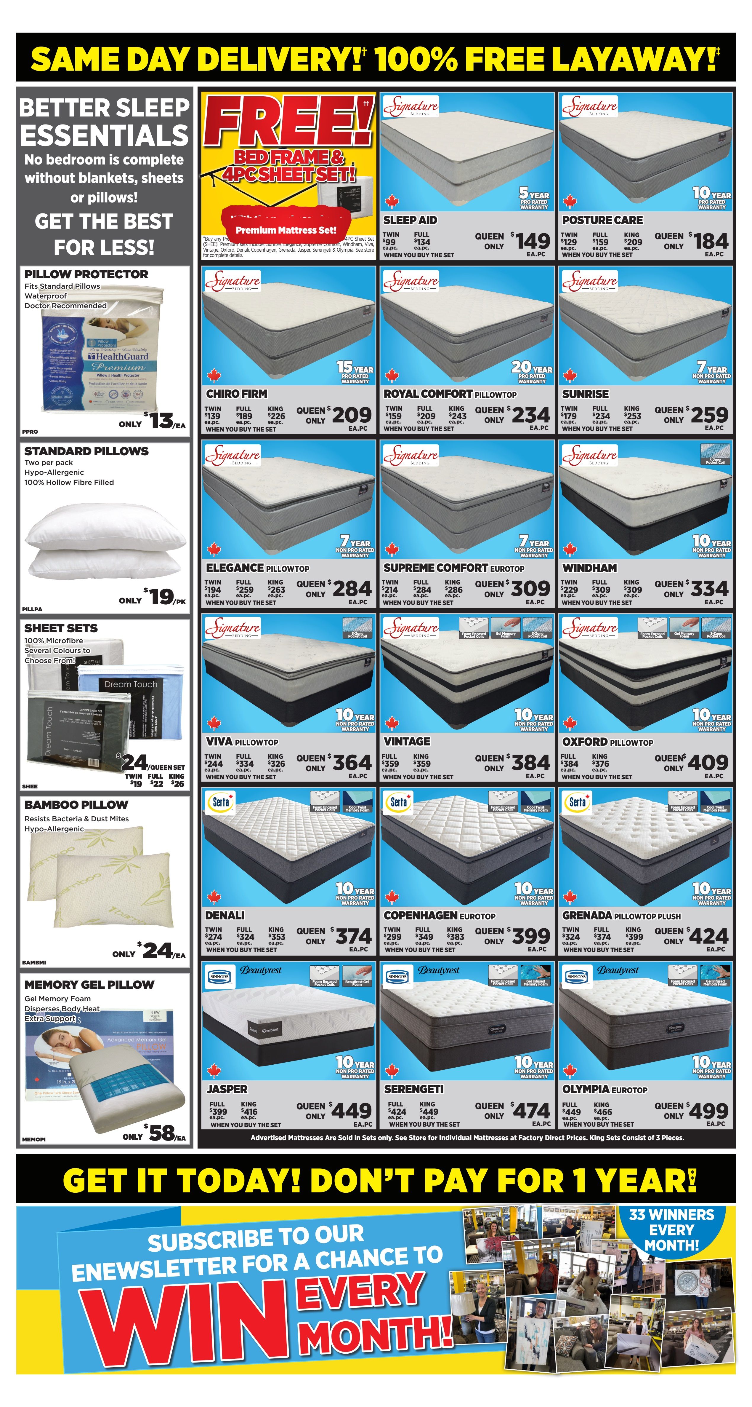 Surplus Furniture & Mattress Warehouse (Thunder Bay) Flyer March 3 to 16