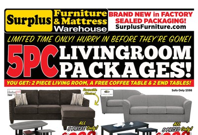 Surplus Furniture & Mattress Warehouse (Sydney) Flyer March 3 to 16