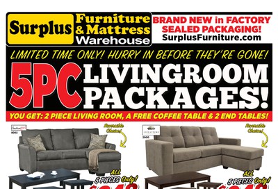 Surplus Furniture & Mattress Warehouse (St. John's) Flyer March 3 to 16