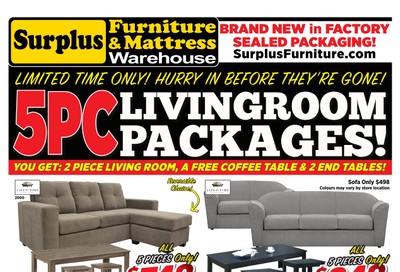 Surplus Furniture & Mattress Warehouse (St. Catharines) Flyer March 3 to 16