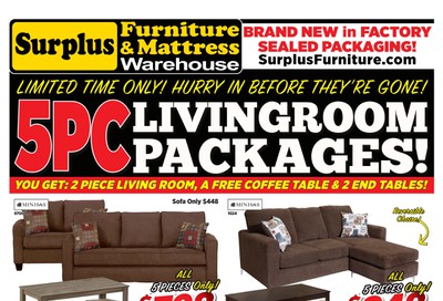 Surplus Furniture & Mattress Warehouse (Saskatoon) Flyer March 3 to 16