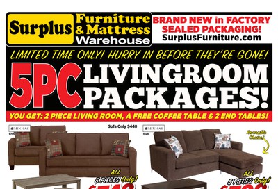 Surplus Furniture & Mattress Warehouse (Medicine Hat) Flyer March 3 to 16