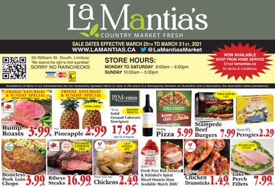 LaMantia's Flyer March 25 to 31