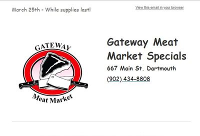Gateway Meat Market Flyer March 25 to 31