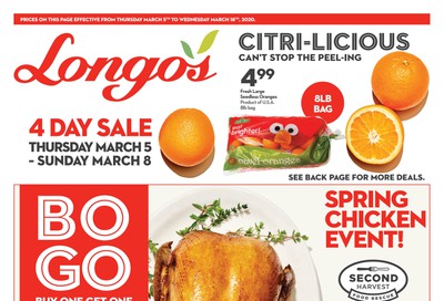 Longo's Flyer March 5 to 18