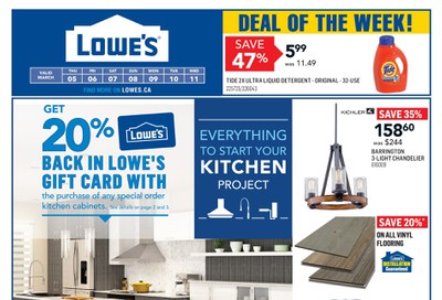 Lowe's Flyer March 5 to 11