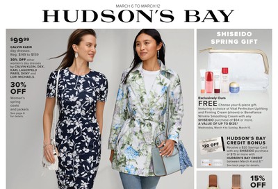 Hudson's Bay Flyer March 6 to 12